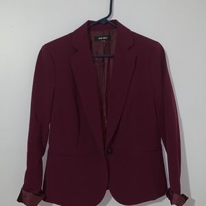 Nine West Maroon Blazer
